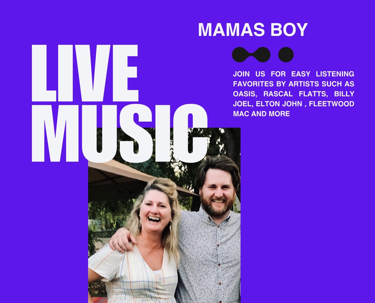 Mamas Boy live music with Joshua and Jackie Lengfelder